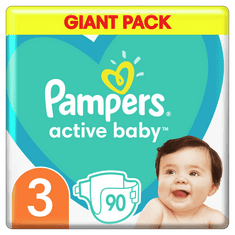 Pampers Active Baby 3 Midi pelenka (6-10 kg) 90 db