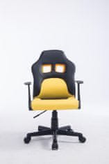 BHM Germany Gyermek irodai szék Fun, műbőr, fekete / sárga
