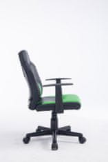 BHM Germany Gyermek irodai szék Fun, műbőr, fekete/zöld