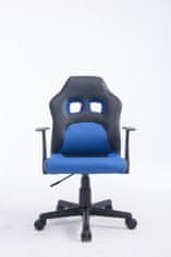BHM Germany Gyermek irodai szék Fun, műbőr, fekete / kék