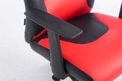 BHM Germany Gyermek irodai szék Fun, műbőr, fekete / piros