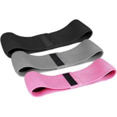 MG Exercise Loop Bands erősítő gumiszalagok 3db, színes