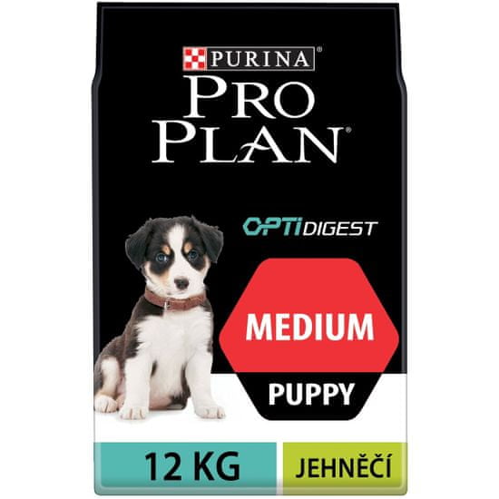 Purina Pro Plan Puppy medium OPTIDIGEST, bárány, 12 kg