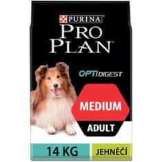 Purina Pro Plan Adult medium OPTIDIGEST, bárány, 14 kg