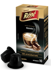 René Nespresso kávéfőzőbe alkalmas Ristretto kapszulák, 10 db