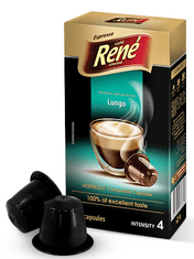 René Espresso Lungo Nespresso kávéfőzőbe alkalmas kapszulák, 10db