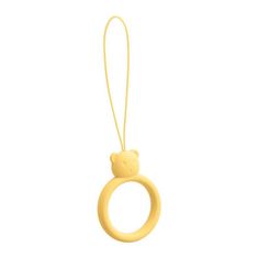 MG Bear Ring mobil medál, sárga