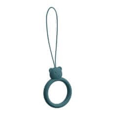 MG Bear Ring mobil medál, sötétzöld