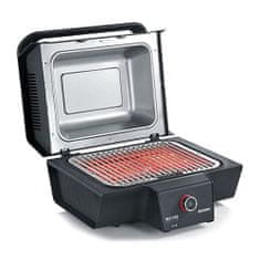 SEVERIN Elektromos grill SEVO , PG 8138, SEVO SMART GT, asztal, 500 ° C-ig, hőszonda, 3000 W