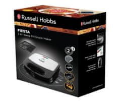 Russell Hobbs 24540-56 Fiesta 3in1 szendvicssütő/gofri/grill, 750W, Fekete
