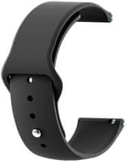 4wrist Szilikon szíj Samsung Galaxy Watch-hoz 6/5/4 - Black