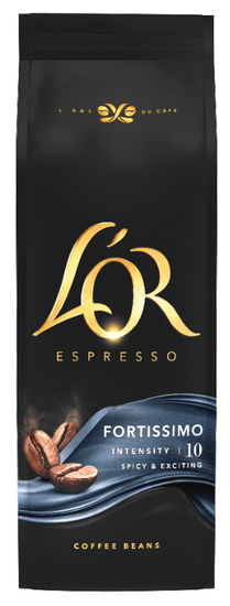 L'Or Fortissimo L'OR Eszpresszó szemes kávé, 0,5kg