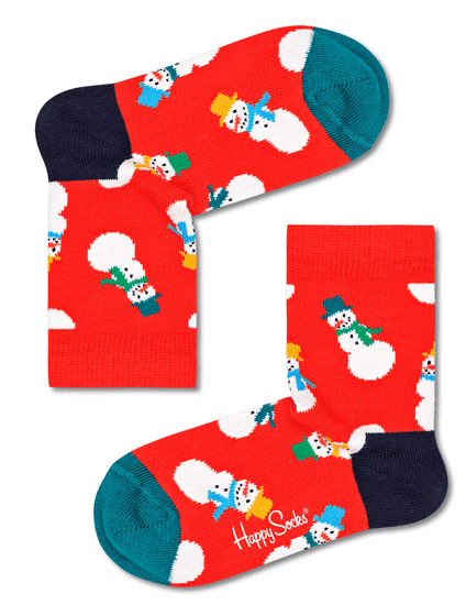Happy Socks Kids Snowman Sock gyermek zokni