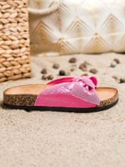 Amiatex Női papucs 80089 + Nőin zokni Gatta Calzino Strech, rózsaszín árnyalat, 38