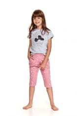 TARO Lány pizsama 2213 Beki, szürke, 116