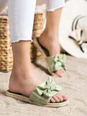Amiatex Női papucs 81038 + Nőin zokni Gatta Calzino Strech, zöld árnyalat, 40