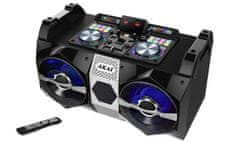 Akai DJ-530 Hangrendszer, Bluetooth, Vezeték nélküli mikrofon, DJ effekt, Fekete
