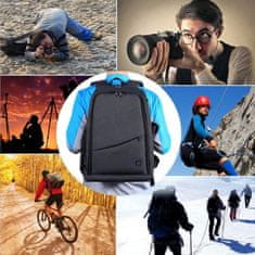 Puluz Camera Bag hátizsák fényképezőgépre és tartozékokra, fekete
