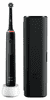 Elektromos fogkefe Pro 3 - 3500, fekete Braun dizájnnal 