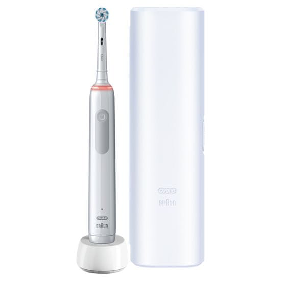 Oral-B Elektromos fogkefe Pro 3 - 3500, fehér Braun dizájnnal 