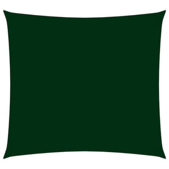 shumee sötétzöld négyzet alakú oxford-szövet napvitorla 3 x 3 m