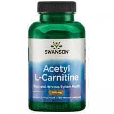 Swanson Acetyl-L-Carnitine 500 mg, 100 kapszula