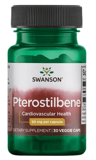 Swanson Pterostilbene - 50 mg, 30 gyógynövény kapszula