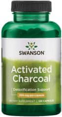 Swanson Aktív szén, 520 mg, 120 kapszula