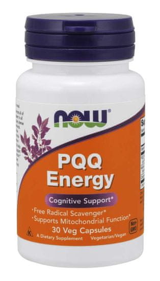 NOW Foods PQQ (Pyrroloquinoline Quinone) Energy, 30 növényi kapszula