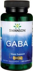Swanson GABA (gamma-amino-vajsav), 500 mg, 100 kapszula