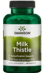 Swanson Milk Thistle - standardizált, 250 mg, 120 kapszula