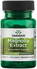 Swanson Magnólia kivonat (magnólia kivonat), 200 mg, 30 növényi kapszula