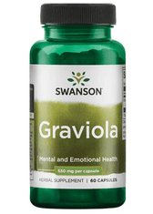 Swanson Graviola (tüskés üveg), 530 mg, 60 kapszula