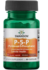 Swanson B6 vitamin P-5-P, 40 mg, (B6-vitamin), 60 kapszula
