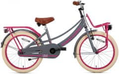 Supersuper Lola gyerek bicikli lányoknak, 20", rózsaszín/szürke