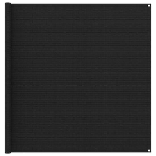 Greatstore fekete sátorszőnyeg 200 x 400 cm