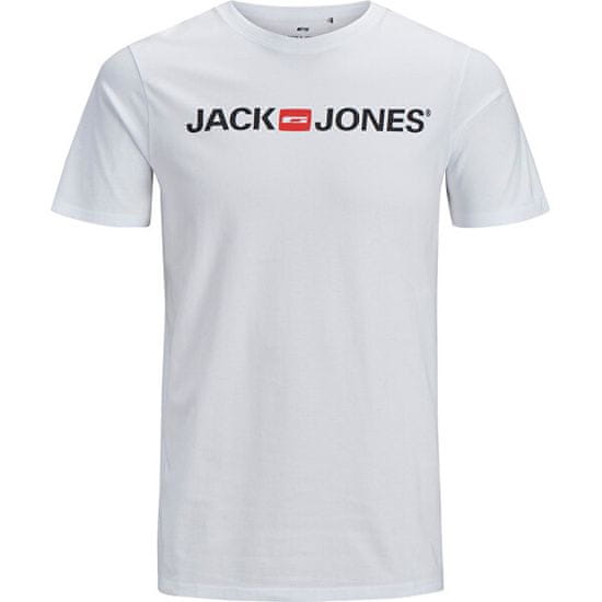 Jack&Jones Plus Férfi póló JJECORP Regular Fit 12184987 White