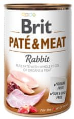 Brit Pástétom & Meat Rabbit 6 x 400 g