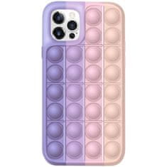 MG Pop It szilikon tok iPhone 11 Pro Max, lila/rózsaszín