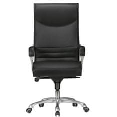 Bruxxi Boss irodai szék, műbőr, fekete
