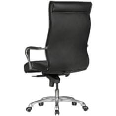 Bruxxi Boss irodai szék, műbőr, fekete