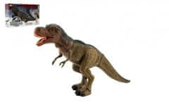 Teddies Dinoszaurusz Tyrannosaurus járkáló műanyag 40cm elemes, fény és hang funkcióval