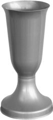 Temető váza Tereza ezüst gyöngyház - nehéz aljjal