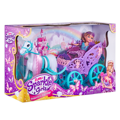 Alltoys Princess Sparkle Girlz lóval és hintóval