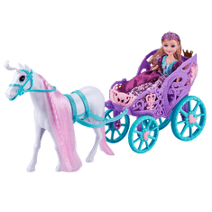 Alltoys Princess Sparkle Girlz lóval és hintóval