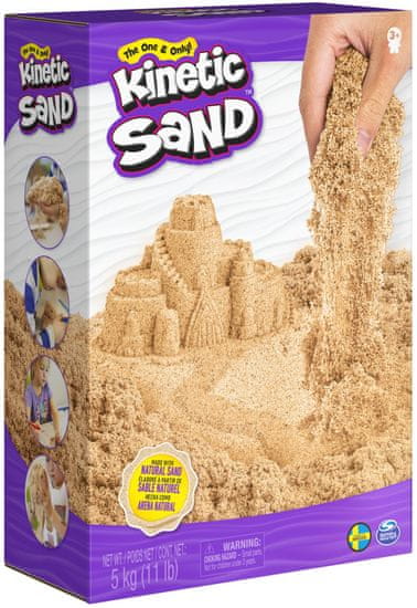 Kinetic Sand 2,5 kg barna folyékony homok