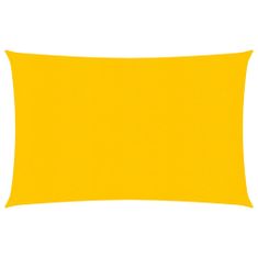 Greatstore sárga HDPE napvitorla 160 g/m² 3 x 4,5 m