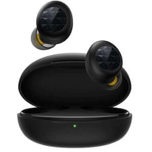 gyönyörű hordozható fülhallgató realme buds q2 stílusos kialakítás sportolásra alkalmas Bluetooth enc zajcsökkentés a handsfree hívásoknál akár 20 órás üzemidő töltődoboz víz- és izzadásálló