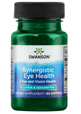 Swanson Synergistic Eye Health - Lutein &amp; Zeaxanthin (szem egészsége), 60 db lágyzselé kapszula