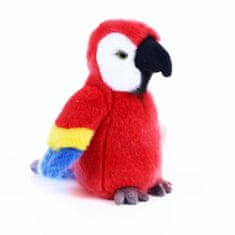 PARFORINTER plüss papagáj piros, 18 cm